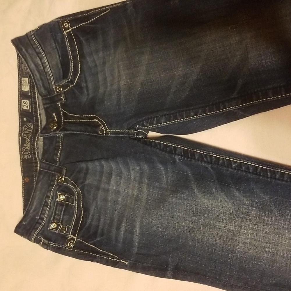 MISS ME CAPRI JEANS Embellished